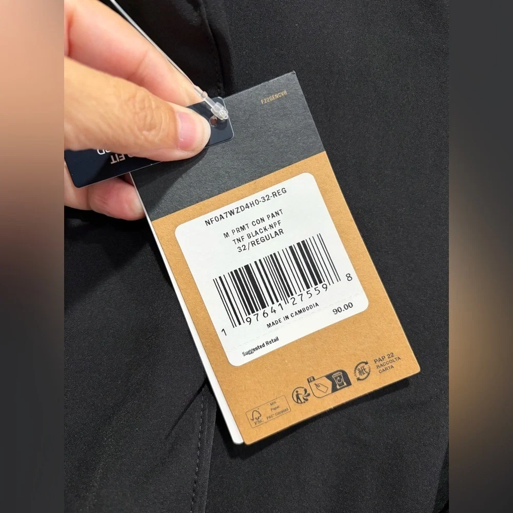 The North Face Men’s Size 32 Black Paramount Convertible Pants Regular NWT